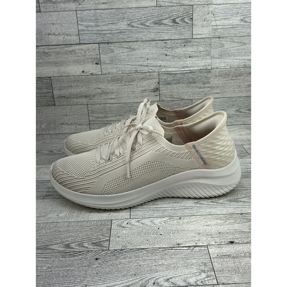 Skechers Slip-ins Ultra Flex 3.0 S Natural Beige‎ Shoes 149710 Women Size 8